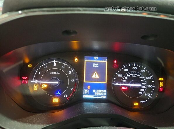 4S3GKAD68M3605286 2021 SUBARU IMPREZA Charcoal Instrument cluster view