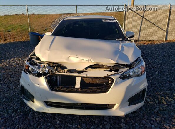 4S3GKAL6XJ3621275 2018 SUBARU IMPREZA Белый Вид спереди