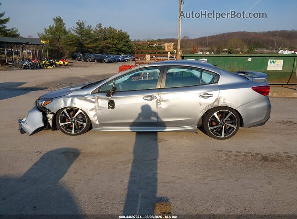 4S3GKAM6XM3600395 2021 SUBARU IMPREZA Silver Vista interior trasera