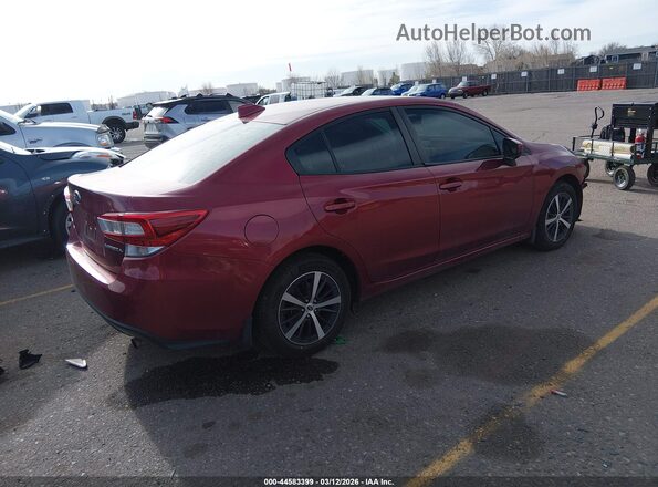 4S3GKAV60N3601474 2022 SUBARU IMPREZA Red Trasero derecho