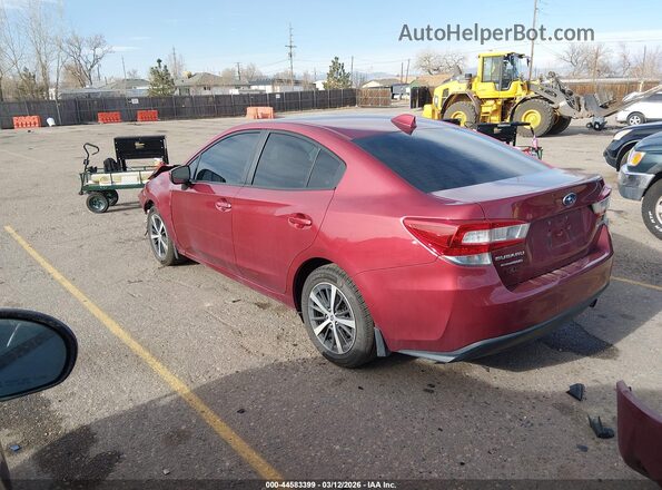 4S3GKAV60N3601474 2022 SUBARU IMPREZA Red Trasero izquierdo