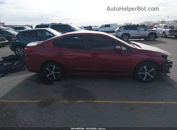 4S3GKAV60N3601474 2022 SUBARU IMPREZA Red Vista interior de 360 grados