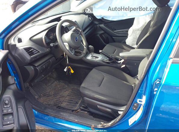 4S3GKAV65L3607171 2020 SUBARU IMPREZA Blue Widok wnętrza z przodu