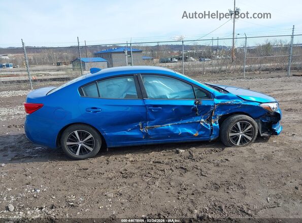 4S3GKAV65L3607171 2020 SUBARU IMPREZA Blue Widok wnętrza z tyłu