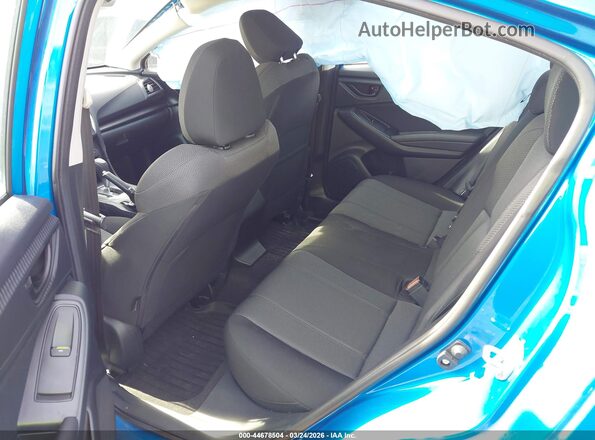 4S3GKAV65L3607171 2020 SUBARU IMPREZA Blue Widok naklejki z numerem VIN