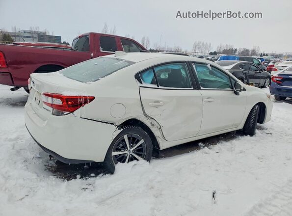 4S3GKAV68M3601348 2021 SUBARU IMPREZA Белый Задняя правая четверть