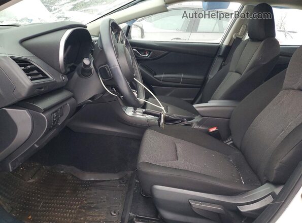 4S3GKAV68M3601348 2021 SUBARU IMPREZA Белый Вид салона спереди
