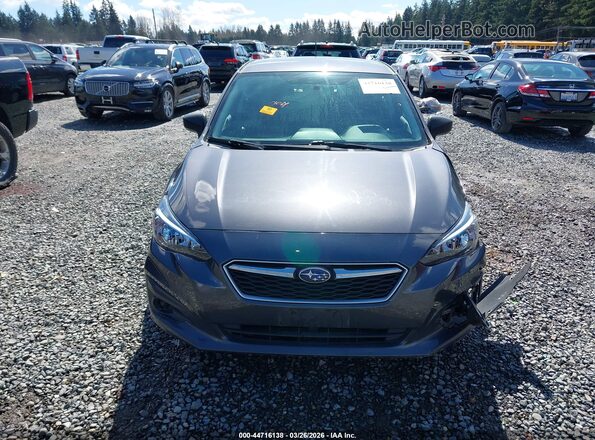 4S3GTAA64J3749415 2018 SUBARU IMPREZA Gray 