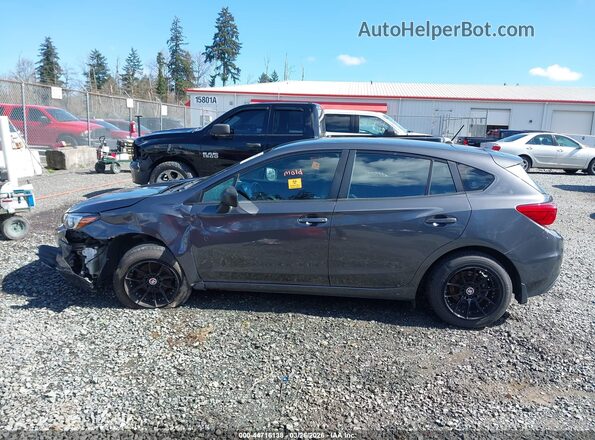 4S3GTAA64J3749415 2018 SUBARU IMPREZA Gray 