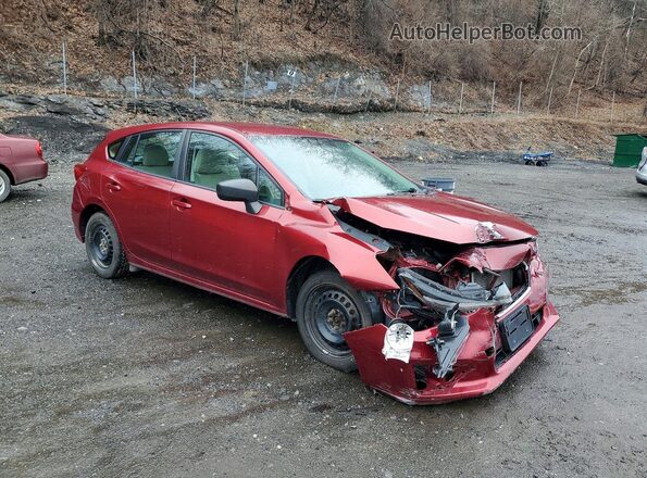 4S3GTAA67K3739396 2019 SUBARU IMPREZA Темно-бордовый 