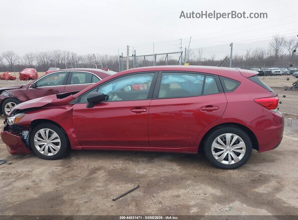 4S3GTAB60P3711252 2023 SUBARU IMPREZA Maroon 360 interior view