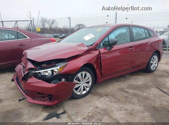 4S3GTAB60P3711252 2023 SUBARU IMPREZA Maroon Front left