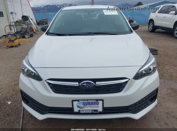 4S3GTAB63P3722066 2023 SUBARU IMPREZA White Вид щитка приладів