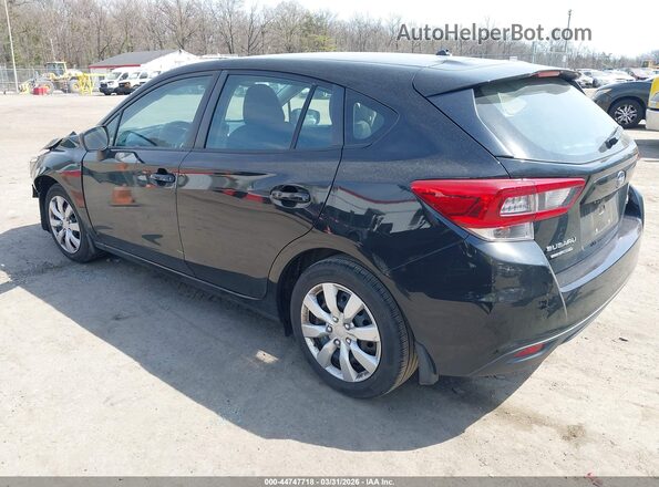 4S3GTAB65L3727666 2020 SUBARU IMPREZA Black Задня ліва чверть