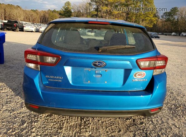 4S3GTAB67M3705699 2021 SUBARU IMPREZA Синий Вид сзади