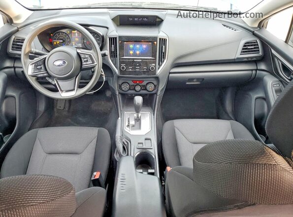 4S3GTAB67M3705699 2021 SUBARU IMPREZA Синий Вид панели приборов