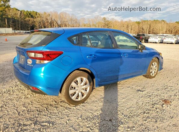 4S3GTAB67M3705699 2021 SUBARU IMPREZA Синий Задняя правая четверть