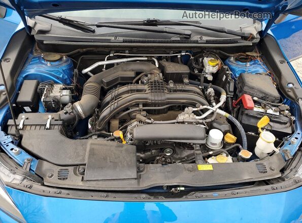 4S3GTAB67M3705699 2021 SUBARU IMPREZA Синий Вид задней части салона