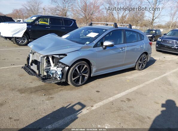4S3GTAL66M3713534 2021 SUBARU IMPREZA Синий Передняя левая четверть