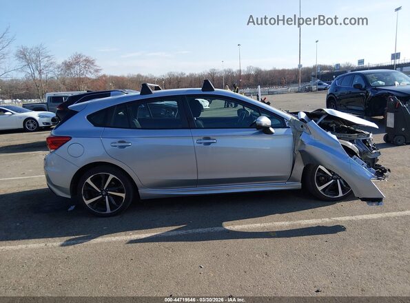 4S3GTAL66M3713534 2021 SUBARU IMPREZA Синий Вид задней части салона