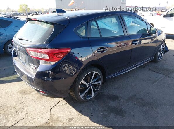 4S3GTAL6XM3708062 2021 SUBARU IMPREZA Blue Tył prawy