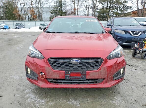 4S3GTAM65K3706005 2019 SUBARU IMPREZA Red 