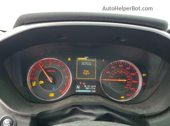 4S3GTAM65K3706005 2019 SUBARU IMPREZA Red 