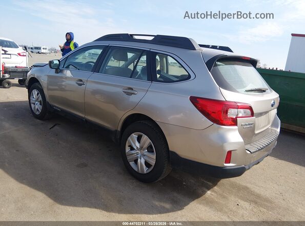 4S4BSAAC8G3350093 2016 SUBARU OUTBACK Tan Rear left