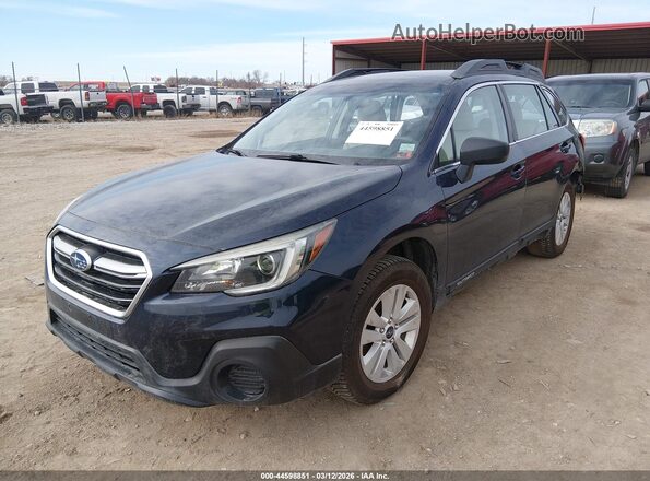 4S4BSAACXJ3392787 2018 SUBARU OUTBACK Blue Առջևի ձախ երեք քառորդ տեսարան