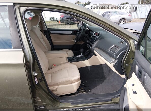 4S4BSABC2K3291906 2019 SUBARU OUTBACK Green Вид салону спереду