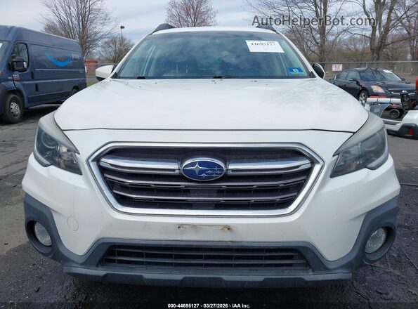 4S4BSACC2J3270213 2018 SUBARU OUTBACK White Instrument cluster view