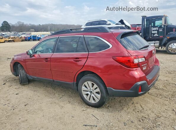 4S4BSACC4J3362746 2018 SUBARU OUTBACK Maroon Задня ліва чверть