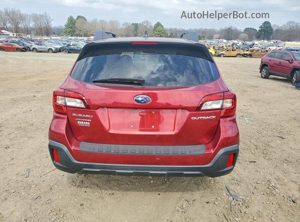 4S4BSACC4J3362746 2018 SUBARU OUTBACK Maroon Вид ззаду