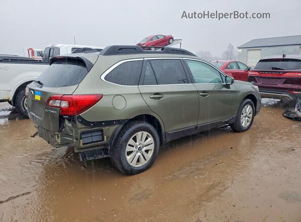 4S4BSACC6J3250367 2018 SUBARU OUTBACK Зеленый Задняя правая четверть