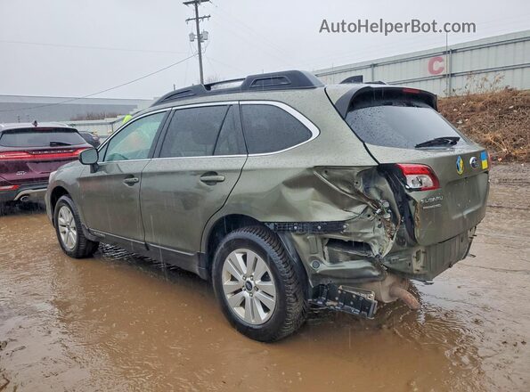 4S4BSACC6J3250367 2018 SUBARU OUTBACK Зеленый Задняя левая четверть