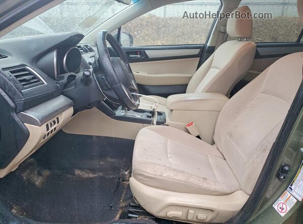 4S4BSACC6J3250367 2018 SUBARU OUTBACK Зеленый Вид салона спереди