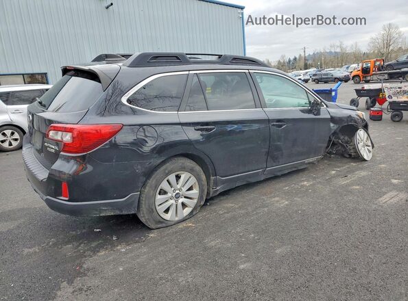 4S4BSADC3H3270942 2017 SUBARU OUTBACK Black Задня права чверть
