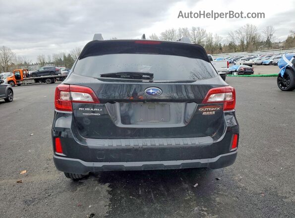 4S4BSADC3H3270942 2017 SUBARU OUTBACK Black Вид ззаду