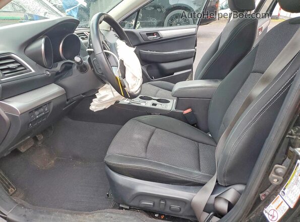 4S4BSADC3H3270942 2017 SUBARU OUTBACK Black Вид салону спереду