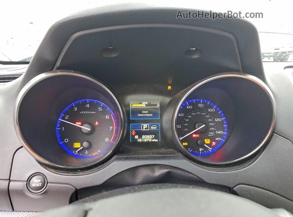 4S4BSADC3H3270942 2017 SUBARU OUTBACK Black Вид щитка приладів