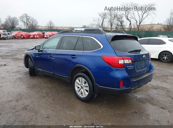 4S4BSADC5G3258175 2016 SUBARU OUTBACK Blue Задня ліва чверть