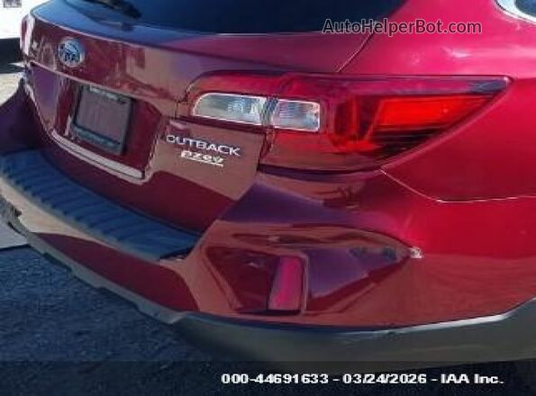 4S4BSAFC0H3386418 2017 SUBARU OUTBACK Red Դիմացի տեսք