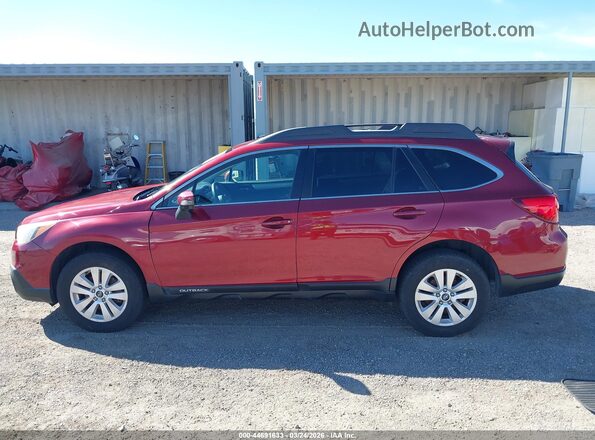 4S4BSAFC0H3386418 2017 SUBARU OUTBACK Red Սալոնի 360 աստիճան տեսք