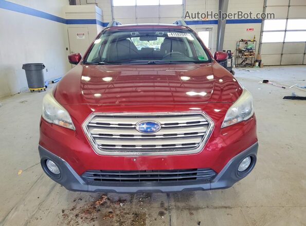 4S4BSAFC8G3308483 2016 SUBARU OUTBACK Red Front view