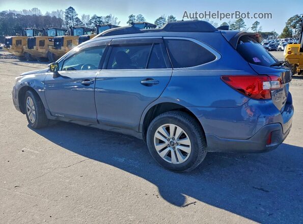 4S4BSAFCXJ3309058 2018 SUBARU OUTBACK Синий Задняя левая четверть