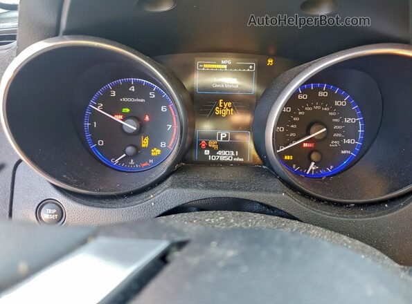 4S4BSAFCXJ3309058 2018 SUBARU OUTBACK Синий Вид щитка приборов