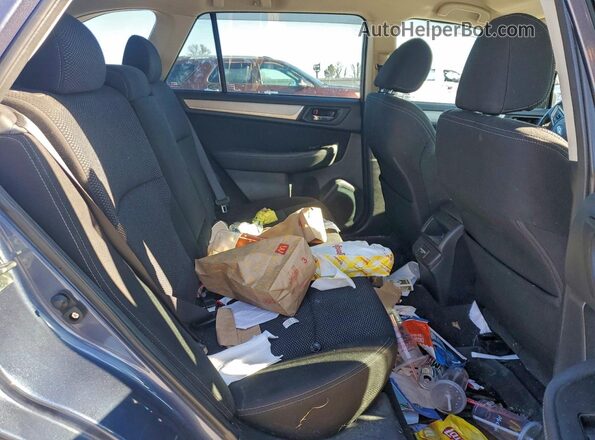 4S4BSAFCXJ3309058 2018 SUBARU OUTBACK Синий Вид задней части салона