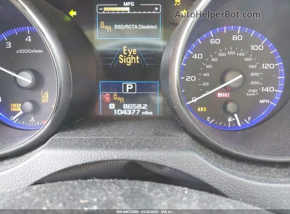 4S4BSAHC0K3298487 2019 SUBARU OUTBACK Gray 