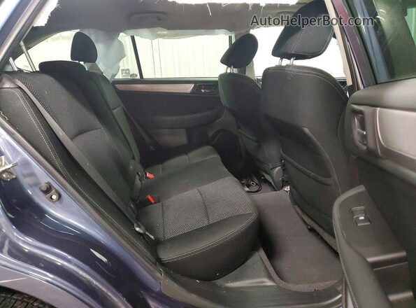 4S4BSAHC3H3320779 2017 SUBARU OUTBACK Blue Rear interior view