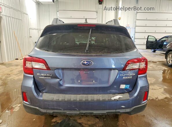 4S4BSAHC3H3320779 2017 SUBARU OUTBACK Blue Rear view